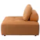 Room Essence ソファ W112×D112×H83×SH41 キャメル ねじこみ式 フリーダム 1人掛け 背もたれ独立 クロスレザー 北欧 おしゃれ クッション付き -ベッド 全方向 VS-57CA【別送品】