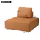 Room Essence ソファ W112×D112×H83×SH41 キャメル ねじこみ式 フリーダム 1人掛け 背もたれ独立 クロスレザー 北欧 おしゃれ クッション付き -ベッド 全方向 VS-57CA【別送品】