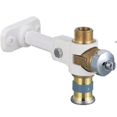 KVK 樹脂管用止水栓(背板固定金具付) GDSS-NS【別送品】