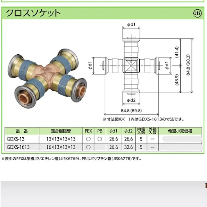 KVK クロスソケット GDXS-13【別送品】