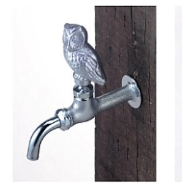 KVK ガーデニング水栓(フクロウハンドル付) 限定在庫品 K125EG【別送品】