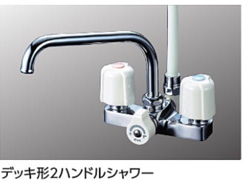 KVK (寒) テﾞッキ形2ハントﾞルシャワー(240mmハﾟイフﾟ付) KF14ZER2【別送品】