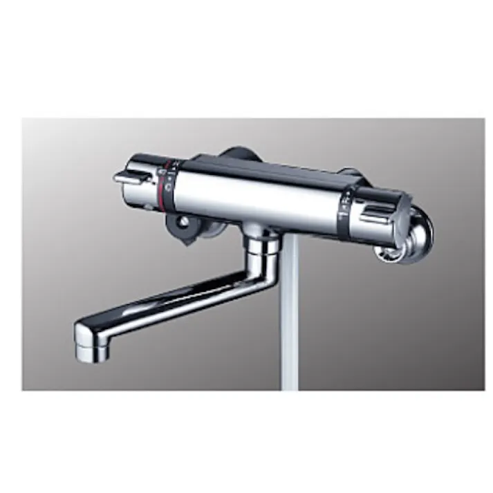 KVK サーモスタット式シャワー(80mmパイプ付) KF800TN【別送品】