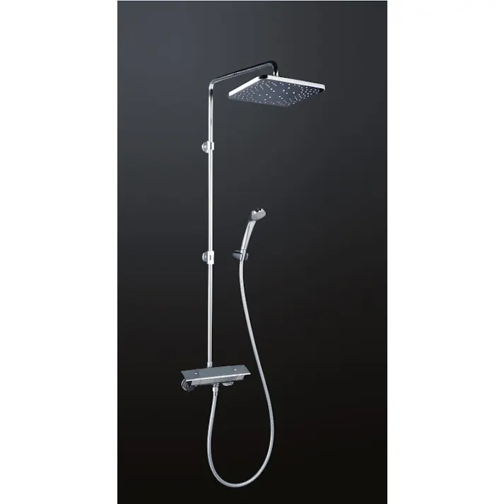 KVK オーバーヘッドシャワー付サーモ(角型) KF3060【別送品】