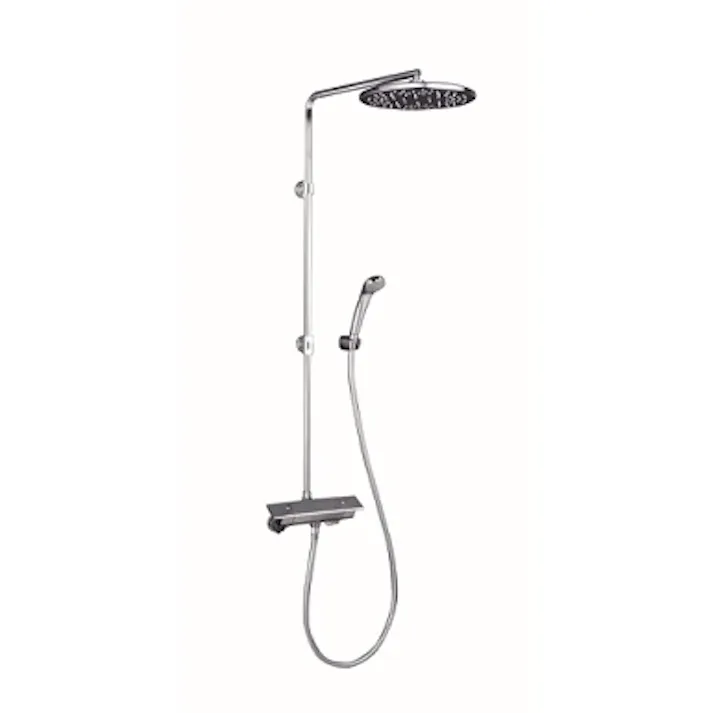 KVK オーバーヘッドシャワー付サーモ(丸型) KF3120【別送品】