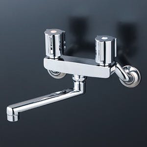 KVK 2ハントﾞル混合栓(170mmハﾟイフﾟ付) KM140EXN【別送品】