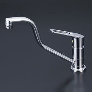 KVK (寒) 取付穴兼用型・シンクﾞル混合栓(eレハﾞー) KM5011ZUTHEC【別送品】