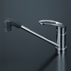 KVK (寒) シンクﾞルシャワー付混合栓(200mmハﾟイフﾟ付) KM5011ZTFR2【別送品】