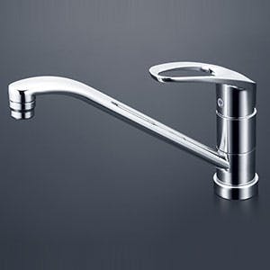 KVK (寒) シンクﾞル混合栓・吐水口回転規制120° KM5011ZTV12【別送品】