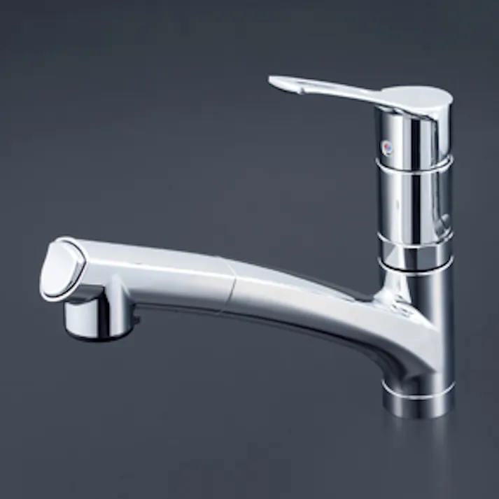 KVK (寒) シングルシャワー付混合栓 KM5021ZTTN【別送品】