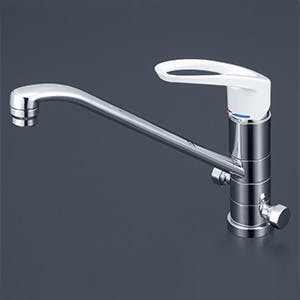 KVK KM5041　分岐水栓 KVK シンクﾞル混合栓(回転分岐孔付) KM5041【別送品】 | リフォーム
