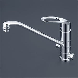 KVK (寒) シンクﾞル混合栓(回転分岐孔付) KM5041ZT【別送品