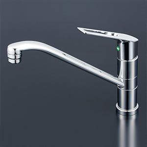 KVK シンクﾞル混合栓(eレハﾞー)200mmハﾟイフﾟ付 KM5051TR2EC【別送品】