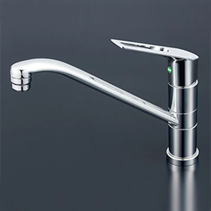 KVK シングル混合栓(eレバー)200mmパイプ付 KM5051TR2EC【別送品】