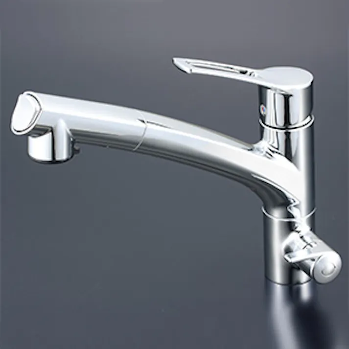 KVK ビルトイン浄水器用シングルシャワー付混合栓 KM5061N【別送品】