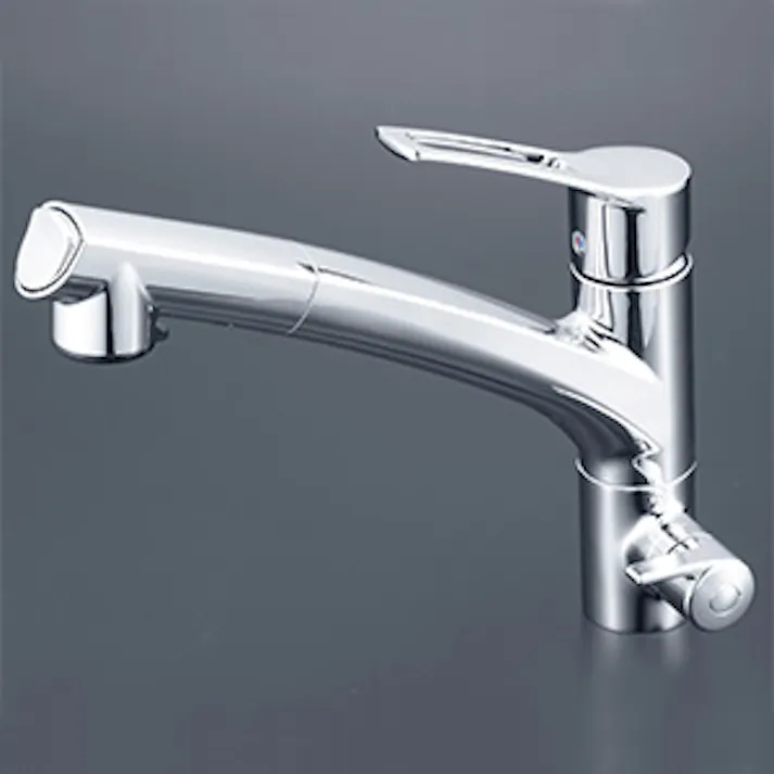KVK ビルトイン浄水器用シングルシャワー付混合栓 KM5061NCK【別送品】