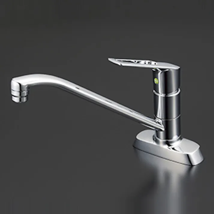 KVK シングル混合栓 吐水口回転規制80°(eレバー) KM5081TV8E【別送品】