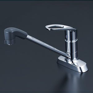 KVK (寒) シンクﾞルシャワー付混合栓(200mmハﾟイフﾟ付) KM5081ZTFR2【別送品】