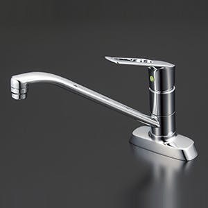 KVK シングルレバー混合栓 キッチン用水栓 2穴 KM5081TV8R2E 吐水口回転規制80° 流し台用 eレバー 水栓 キッチン用品 DIY ③ Y1782 KVK (寒) シンクﾞル混合栓 吐水口回転規制80°(eレハﾞー) KM5081ZTV8R2E
