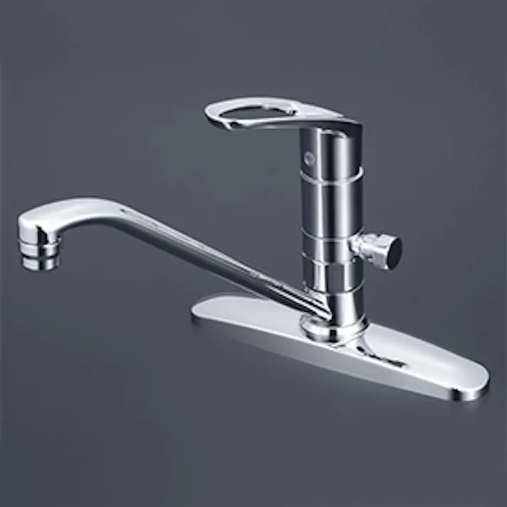 KVK シングル混合栓(分岐孔付) KM5091TTN【別送品】