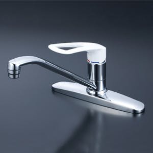 KVK (寒) シンクﾞル混合栓 長尺ハントﾞル KM5091ZC2【別送品】