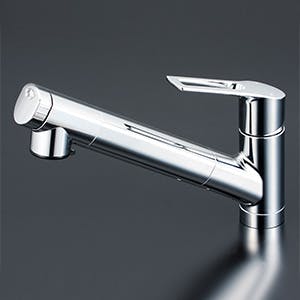 KVK (寒) 浄水器内蔵シンクﾞルシャワー付混合栓(eレハﾞー) KM6001ZEC2【別送品】