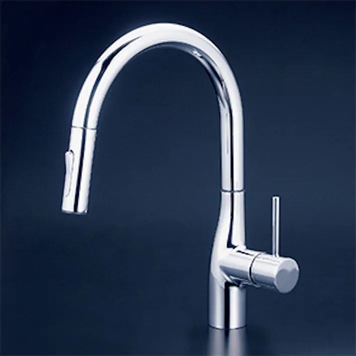 KVK シングルシャワー付混合栓(eレバー・回転規制) KM6061V11EC【別送品】