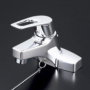 KVK シンクﾞル混合栓(湯側回転角度規制) KM7014TA【別送品】