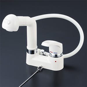 KVK (寒) シンクﾞル洗髪シャワー コﾞム栓なし KM8004Z【別送品】