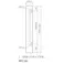 KVK ステンレス製水栓柱 丸 H=900mm KS1405-90【別送品】