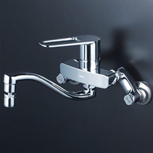 KVK シンクﾞル混合栓(首振り泡沫器付) MSK110KRHUT【別送品】