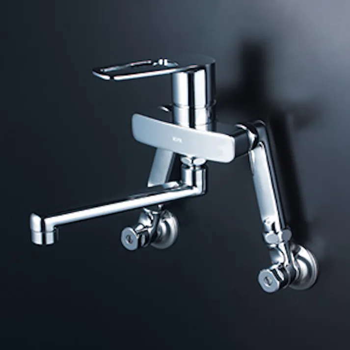 KVK (寒) シングル混合栓 延長ソケット150mm MSK110KZELT【別送品】