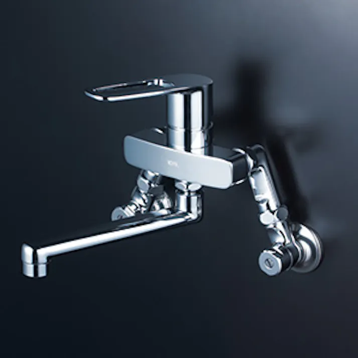 KVK (寒) シングル混合栓 延長ソケット100mm MSK110KZEST【別送品】