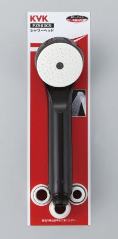 KVK ASシャワーヘットﾞ 黒 PZ963C5【別送品】 | 水栓用品 通販