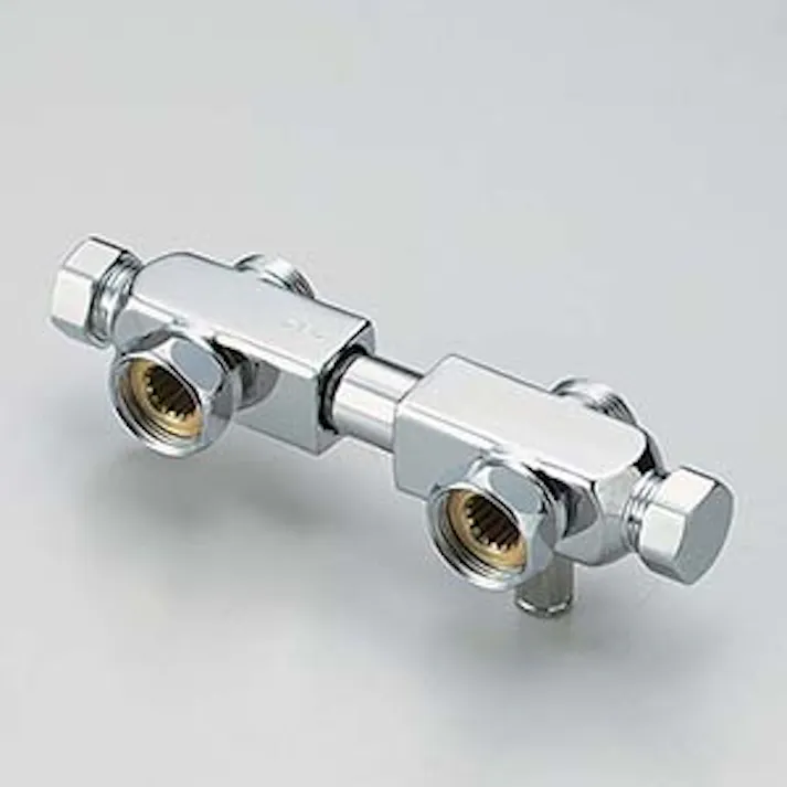 KVK 給湯左右分岐ソケット Z350710【別送品】
