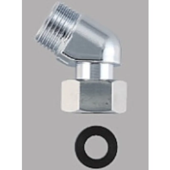 KVK 斜めエルボ メッキ仕様 10個入 ZS511G-10【別送品】