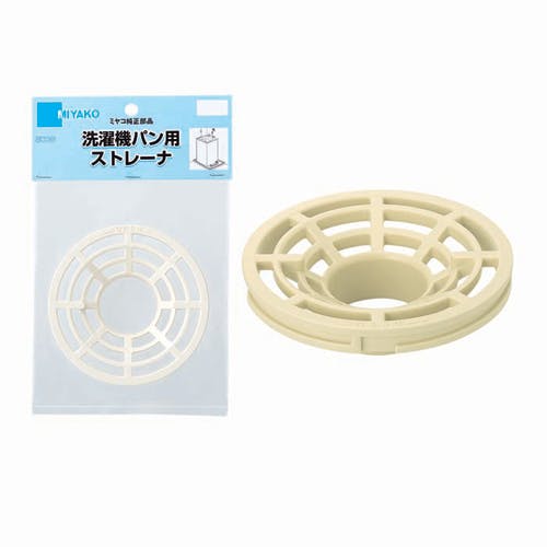 ミヤコ  排水トラップ用ストレーナー ホワイト Z44-S 4543321005508