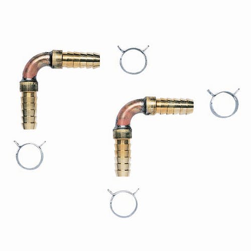 ミヤコ  両側竹の子エルボ 寸法φ10.5×55mm×55mm MH44 4909730335085