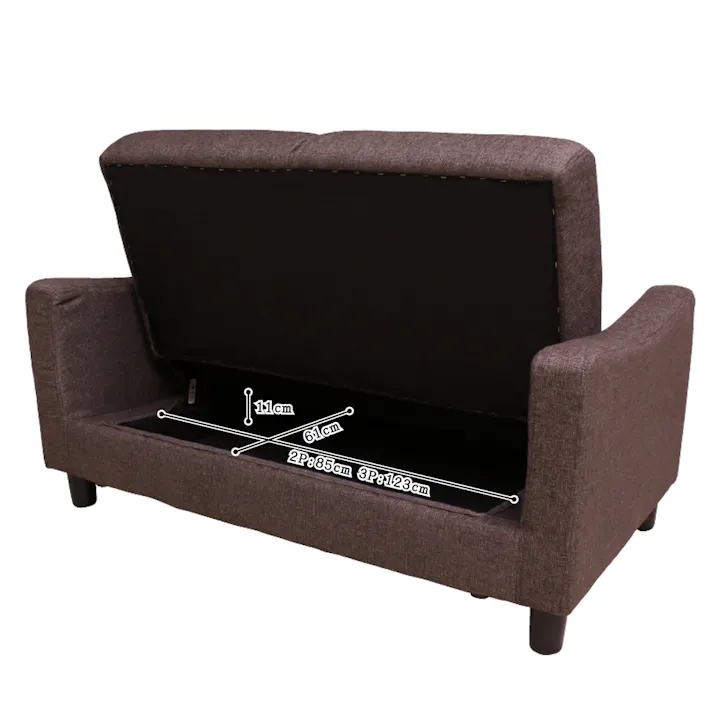 後藤家具物産 座面収納庫付きローリングギア3人掛けソファー ポニー2/グリーン色 Size:160×70×70 軒先渡し 4571501390243 【別送品】