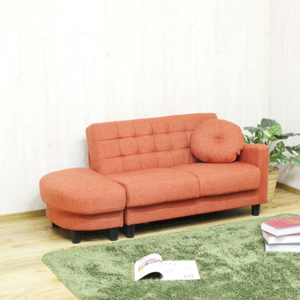 後藤家具物産 座面下には大容量の収納庫付コンパクトカウチソファー