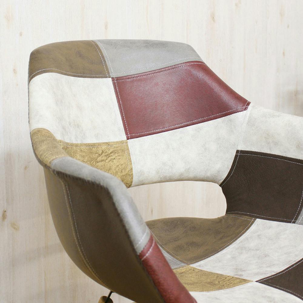 後藤家具物産 パッチワークデザインチェアー フィンリー/ベーシック色