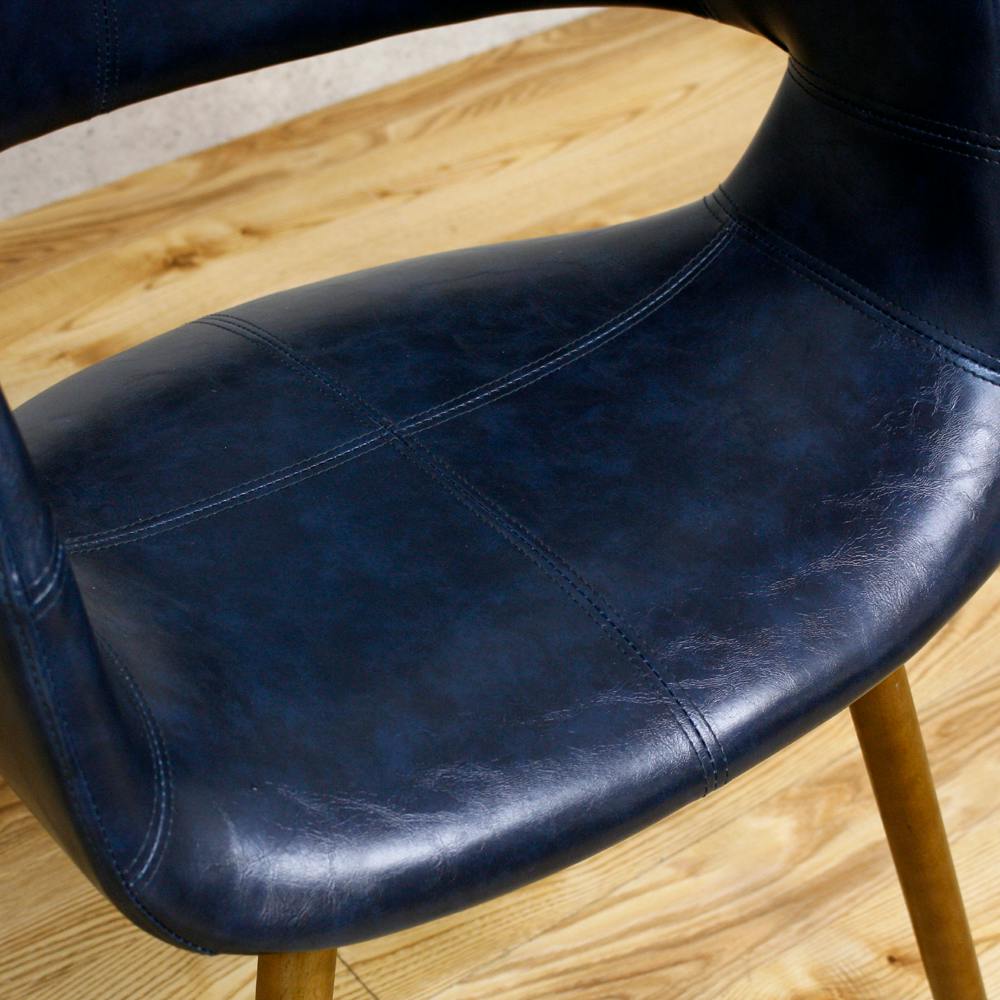 スワベルチェア 青 布地 メタルベース La-Z-Boy Alton Ergonomic Bonded Leather Swivel Executive Chair