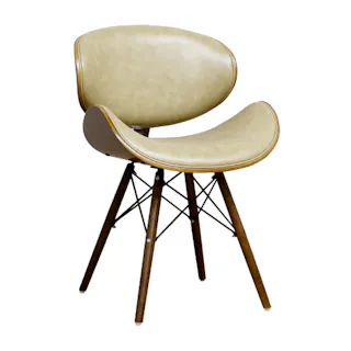後藤家具物産 デザインチェアー ブルチーノ/クリーム色 Size:52×51×74 軒先渡し 4571501391448 【別送品】