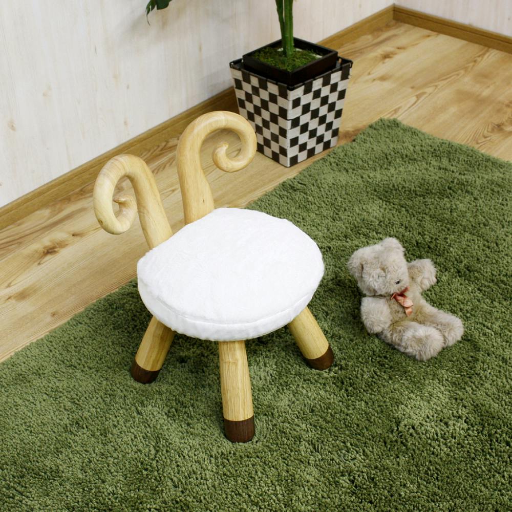 ねんねチェア かわいいナチュラルブラウン♡ねんねチェア フォルムが可愛い