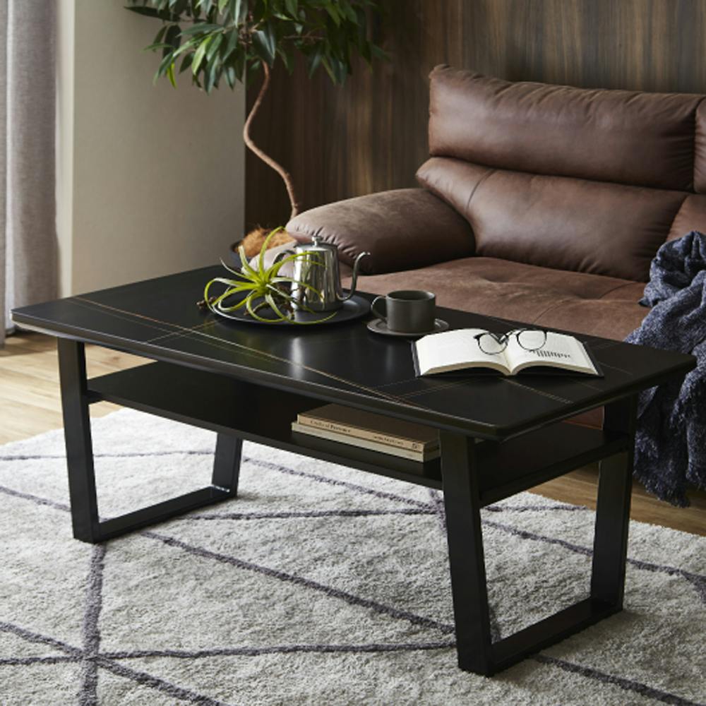 【美品】デュエ セラミック柄 センターテーブル 美品】デュエ セラミック柄 センターテーブル