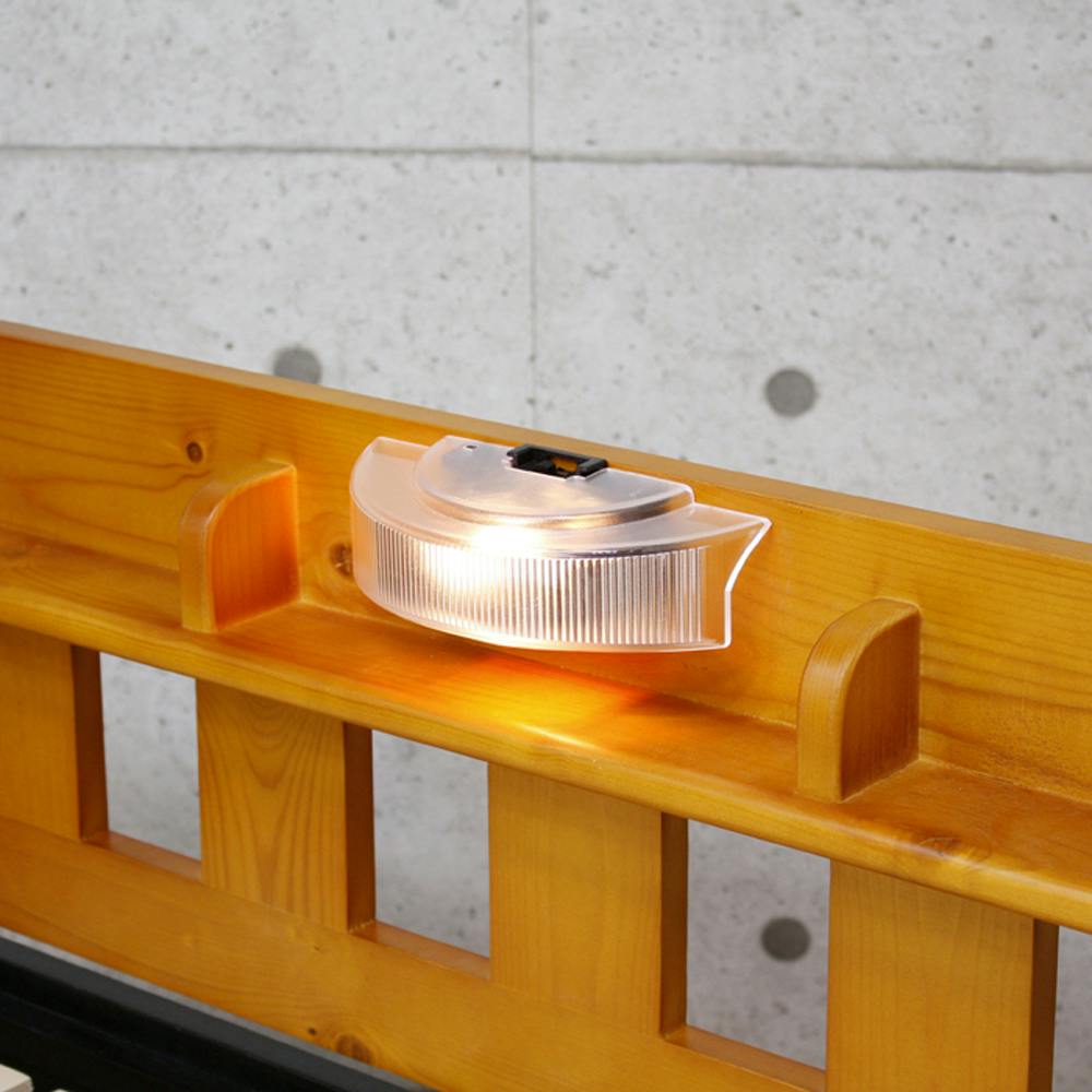 後藤家具物産 垂直ハシゴの便利なちょい棚付・ライト付・2口コンセント