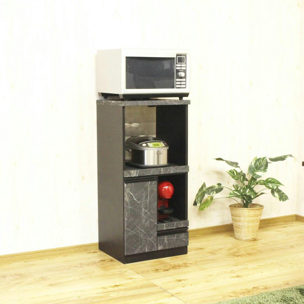 【美品】レンジキャビネット 収納タイプが選べる！ヴィンテージ風食器棚・レンジ台