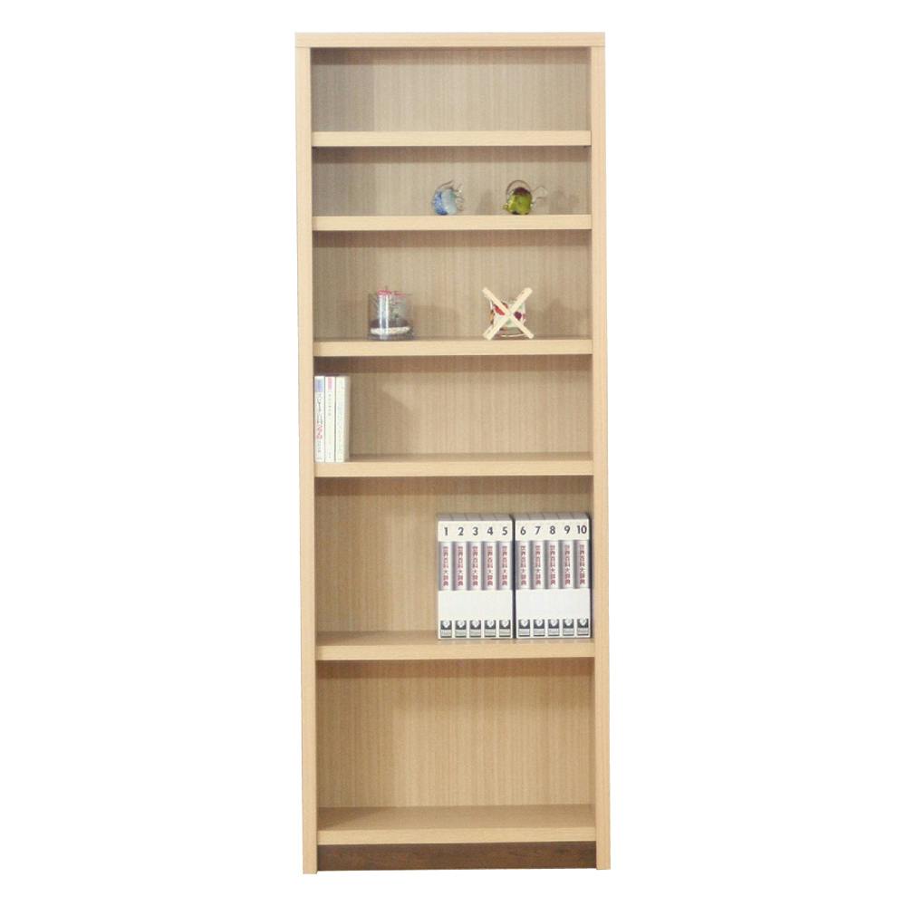 後藤家具物産 国産ブックシェフル幅70cmのハイタイプ イフ/ナチュラル色 Size:67×33×180 軒先渡し 4571501393169 本棚・書棚 後藤家具物産 国産ブックシェフル幅70cmのハイタイプ イフ/ナチュラル色 Size:67×33×180 軒先渡し 4571501393169 本棚・書棚