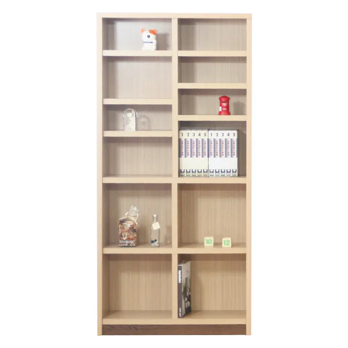後藤家具物産 国産ブックシェフル幅90cmのハイタイプ イフ/ナチュラル色 Size:87×33×180 軒先渡し 4571501393183 【別送品】