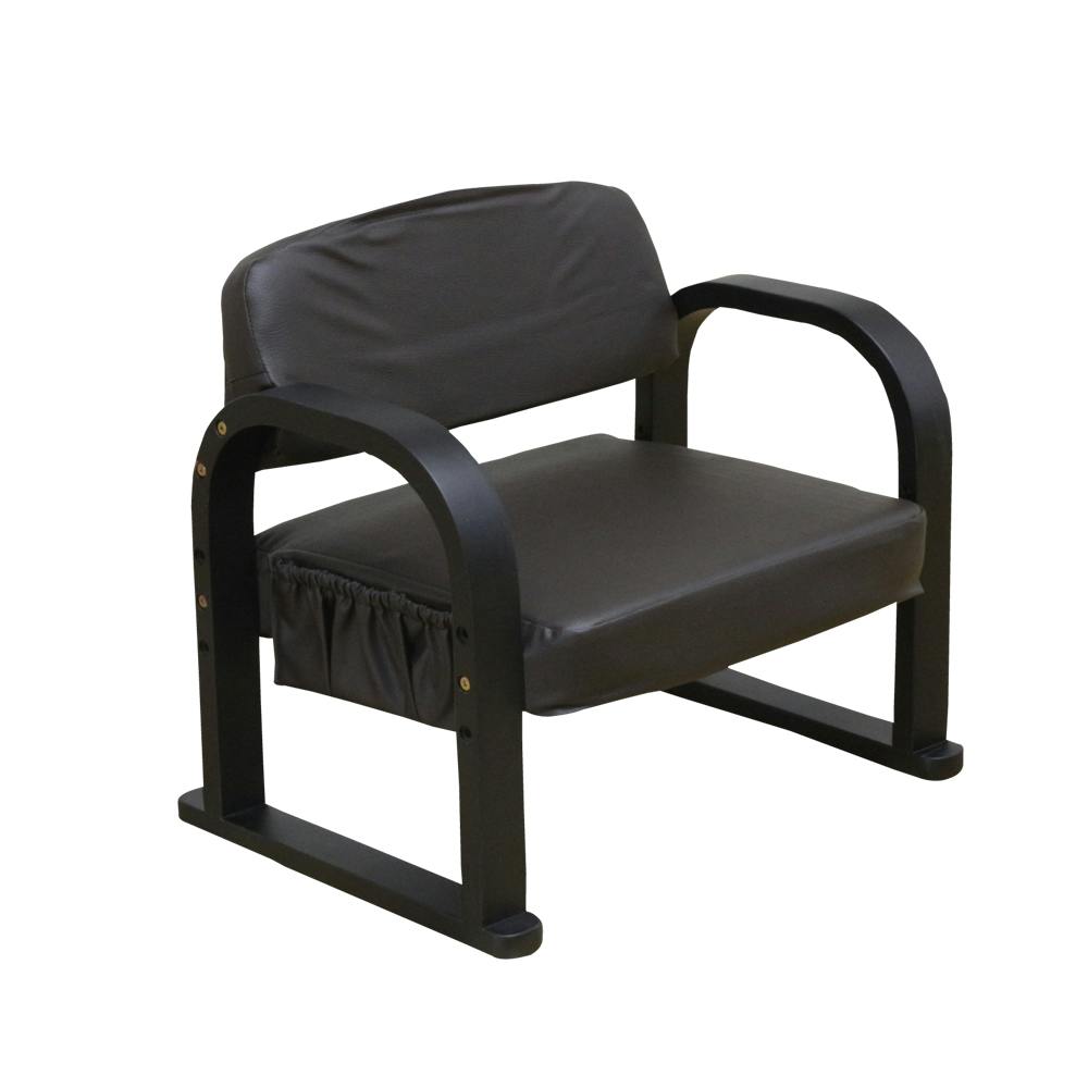 タック 座椅子 ブラウン 本体サイズ(約):1脚当たり/幅42×奥行42×高さ